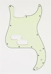 ALL PARTS PG0750024 PICK GUARD FOR P BASS MINT GREEN 3-PLY (MG/B/MG)