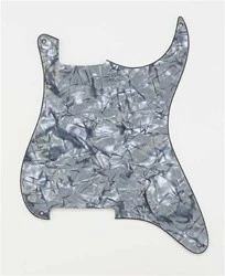 ALL PARTS PG0992053 PICK GUARD OUTLINE FOR STRAT (NO HOLES) BLACK PEARLOID 3-PLY