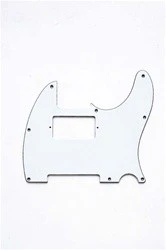 ALL PARTS PG9562035 PICK GUARD FOR TELE CUT FOR HUMBUCKING WHITE 3-PLY
