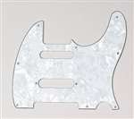 ALL PARTS PG9563055 PICK GUARD FOR TELE CUT FOR STRAT PICKUP MIDDLE WHITE PEARL