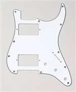 ALL PARTS PG9595035 PICK GUARD 2 HUMBUCKERS FOR STRAT WHITE 3-PLY (11 SCREW HOLES)