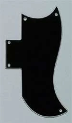 ALL PARTS PG9801033 PICK GUARD FOR SG 3-PLY BLACK (B/W/B) 2-HUMBUCKING (5 HOLES)
