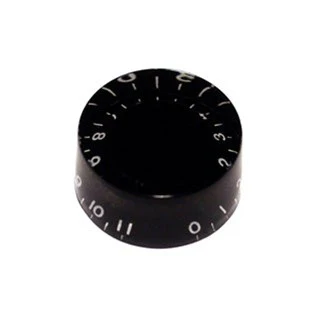 ALL PARTS PK0132023 SPEED KNOBS (2) BLACK NUMBERS 0 - 11 FITS USA SPLIT SHAFT POTS