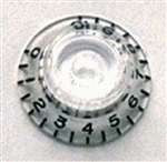 ALL PARTS PK0140031 BELL KNOBS (2) CLEAR FITS USA SPLIT SHAFT POTS