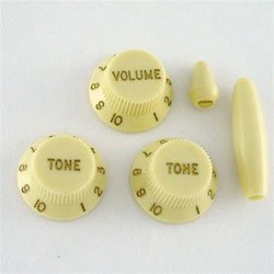 ALL PARTS PK0178048 VINTAGE CREAM KNOB SET FOR STRAT
