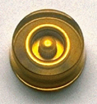 ALL PARTS PK3230032 SPEED KNOBS (2) GOLD NO NUMBERS FITS USA SPLIT SHAFT POTS