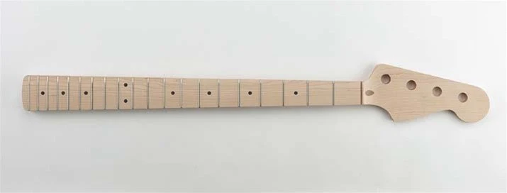 ALL PARTS PMO REPLACEMENT NECK FOR PBASS SOLID MAPLE 20 FRETS 10 RADIUS NO FINISH