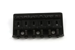 ALL PARTS SB0100003 NON-TREMOLO STEEL BRIDGE FOR STRAT BLACK PLATED