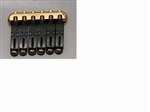 ALL PARTS SB5820002 HANNES NON-TREMOLO BRIDGE BY SCHALLER GOLD