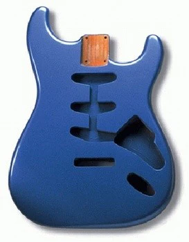 ALL PARTS SBFLPB REPLACEMENT BODY FOR STRAT ALDER TREMOLO ROUTING BLUE FINISH