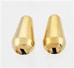 ALL PARTS SK0710002 SWITCH KNOBS (2 PIECES) FOR STRAT FITS USA SWITCH GOLD