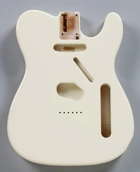 ALL PARTS TBFOW REPLACEMENT BODY FOR TELE ALDER TRADITIONAL ROUTING WHITE FINISH