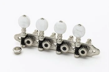 ALL PARTS TK7382001 A STYLE MANDOLIN KEYS 309AN NICKEL 18:1 GROVER PEARLOID BUTTONS 29/32 PO