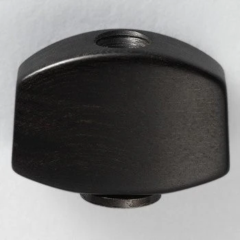 ALL PARTS TK77280E0 EBONY BUTTON SET (6 PIECES) SMALL SCHALLER STYLE FOR GOTOH TUNERS WITH SCREWS