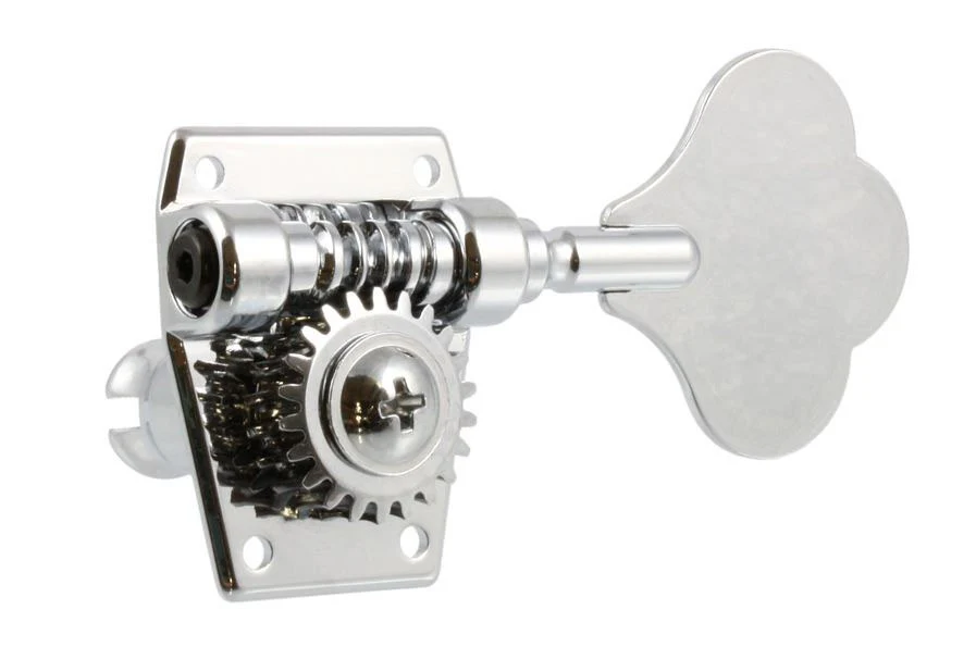 ALL PARTS TK7944010 IMPORT BASS KEYS 2 X 2 CHROME OPEN GEAR WITH HARDWARE 20:1