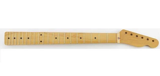 ALL PARTS TMNFC REPLACEMENT NECK FOR TELE SOLID MAPLE 21 TALL FRETS 10 RADIUS NITRO CELLULOSE