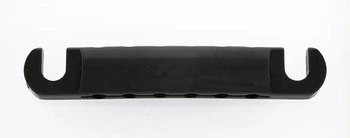 ALL PARTS TP0400003 STOP TAILPIECE WITH USA THREAD STUDS & ANCHORS BLACK 3-1/4 STUD SPACING