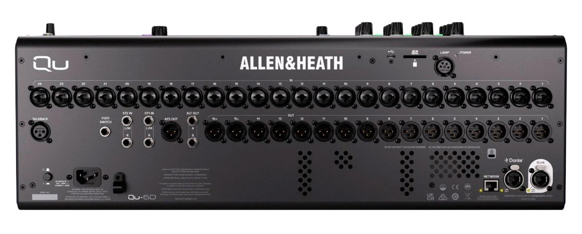ALLEN & HEATH QU6D DANTE MESA DE MEZCLAS DIGITAL 24 CANALES - Image 2