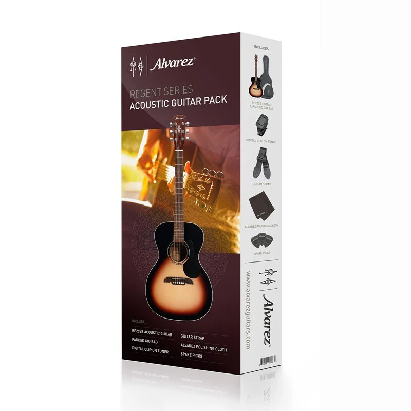 ALVAREZ RF26SSB-AGP STARTER PACK GUITARRA ACUSTICA FOLK - Image 9