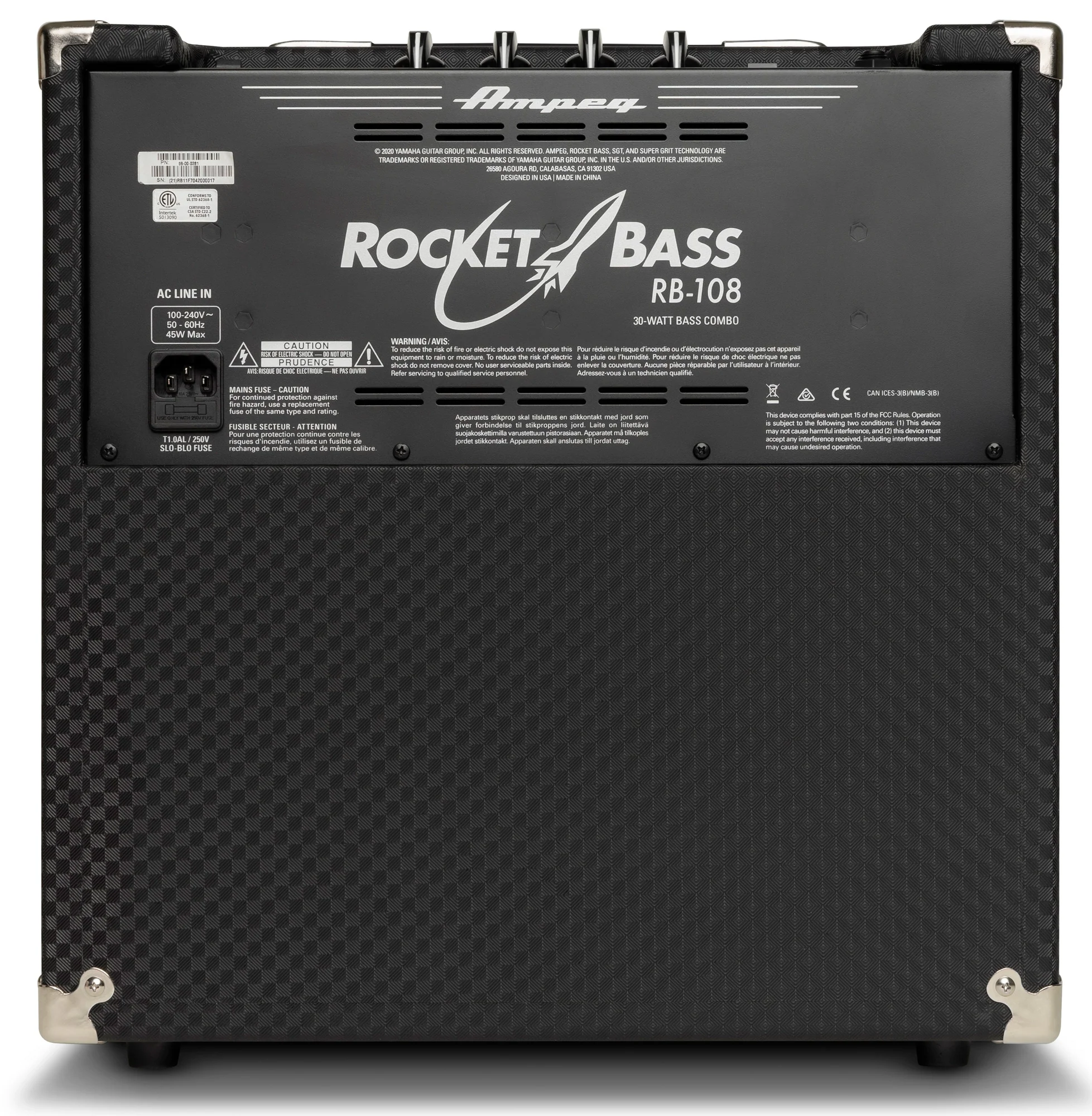 AMPEG RB108 ROCKET BASS AMPLIFICADOR PARA BAJO - Image 5