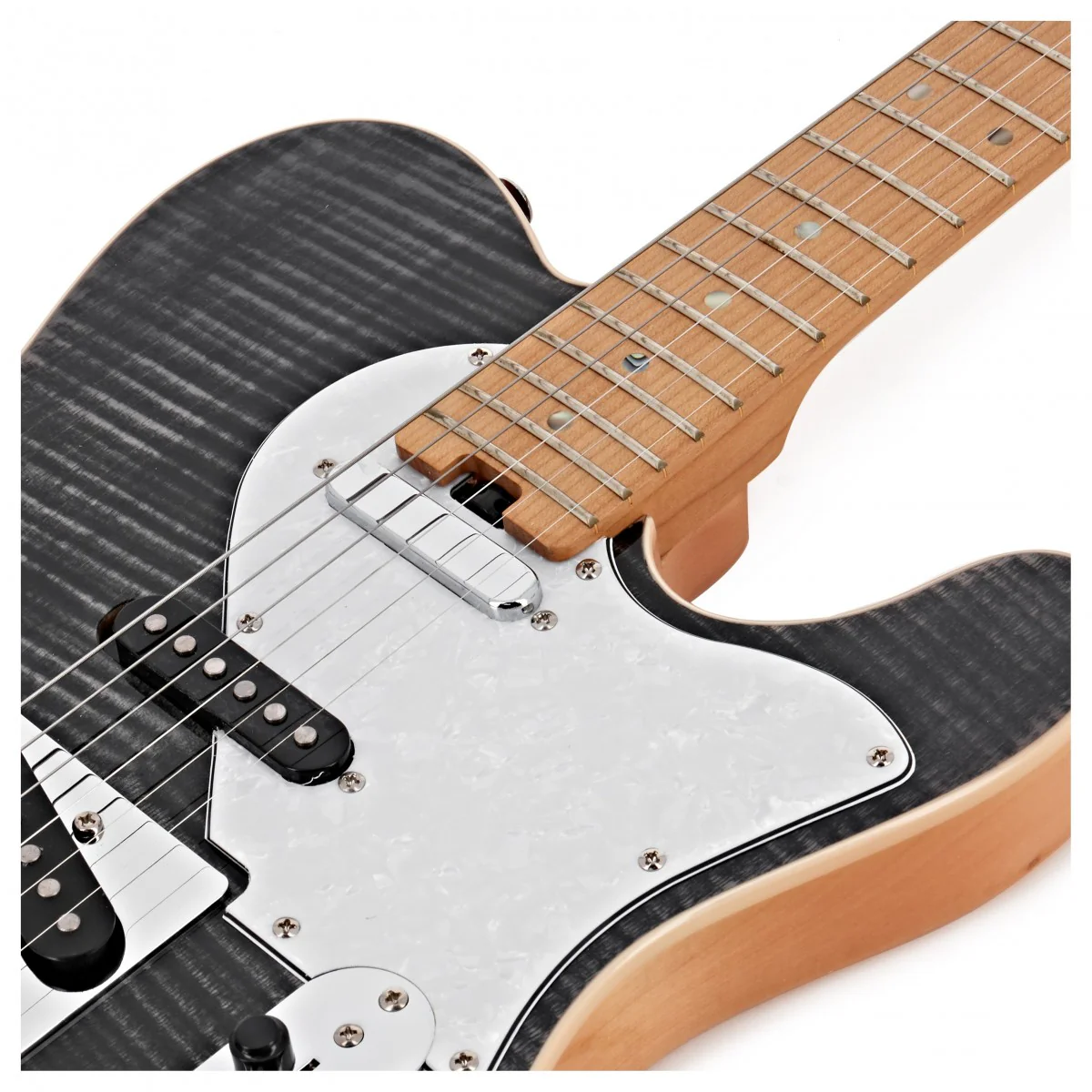 ARIA 615 BKDM MK2 NASHVILLE GUITARRA ELECTRICA BLACK DIAMOND - Image 5