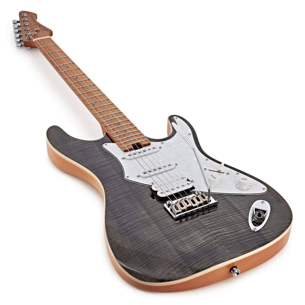ARIA 714 BKDM MK2 FULLERTON GUITARRA ELECTRICA BLACK DIAMOND - Image 3