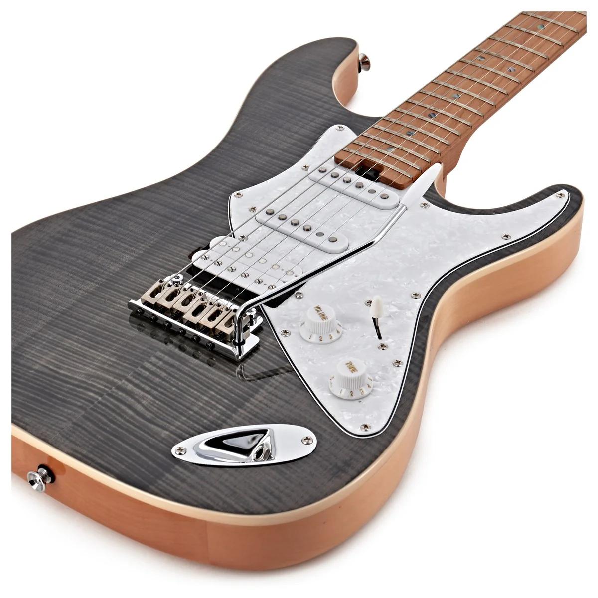 ARIA 714 BKDM MK2 FULLERTON GUITARRA ELECTRICA BLACK DIAMOND - Image 4