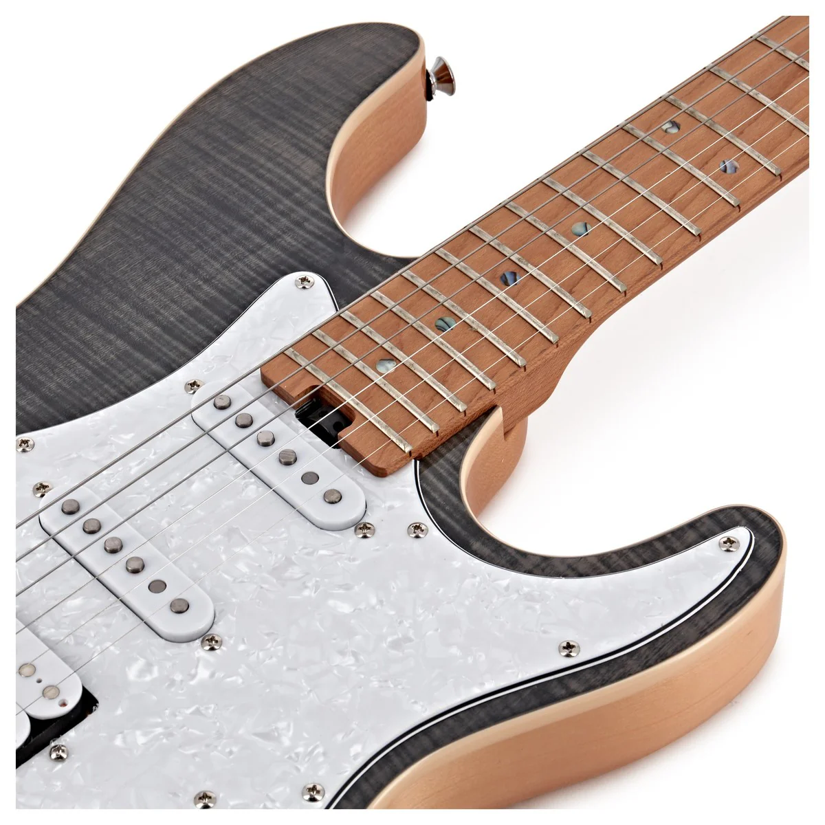 ARIA 714 BKDM MK2 FULLERTON GUITARRA ELECTRICA BLACK DIAMOND - Image 5