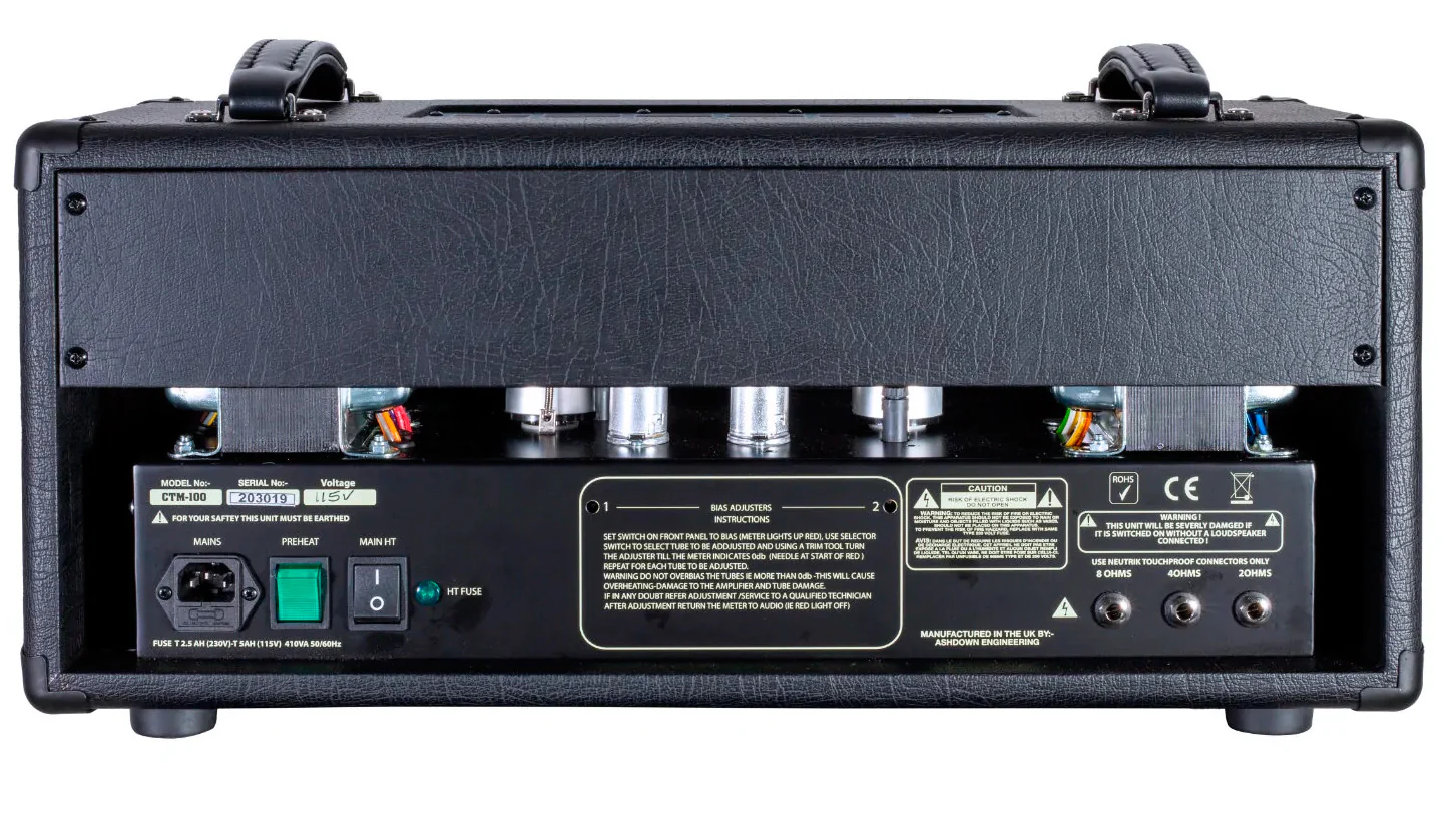 ASHDOWN CTM100 CUSTOM SHOP AMPLIFICADOR CABEZAL BAJO - Image 2