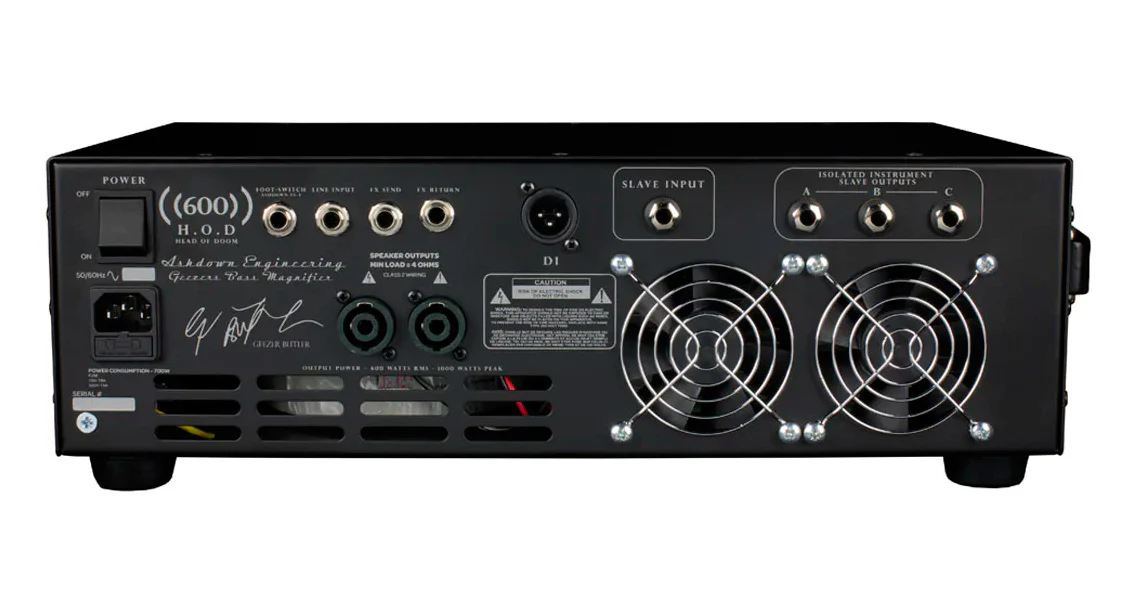 ASHDOWN HHOD600 CUSTOM SHOP HEAD OF DOOM GEEZER BUTLER AMPLIFICADOR CABEZAL BAJO - Image 2