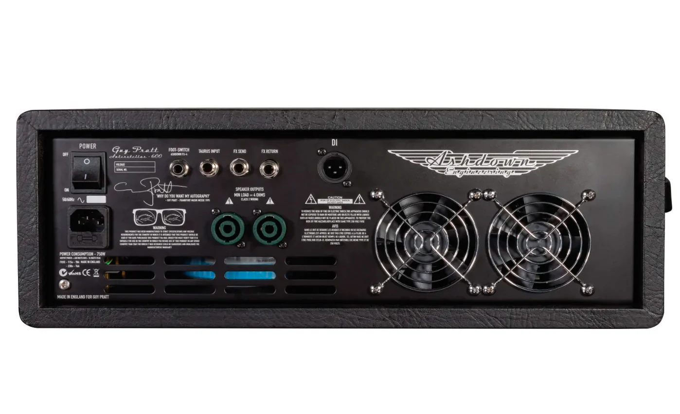 ASHDOWN INTERSTELLAR 600 CUSTOM SHOP GUY PRATT AMPLIFICADOR CABEZAL BAJO - Image 2
