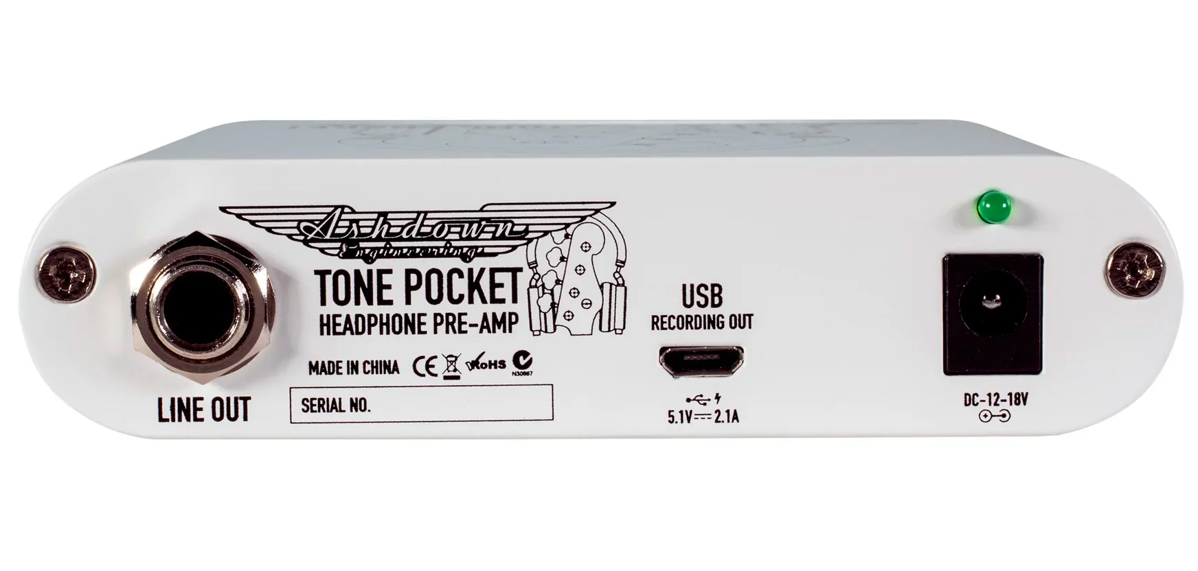 ASHDOWN TONE POCKET MINI WH AMPLIFICADOR BAJO AURICULARES BLANCO - Image 2