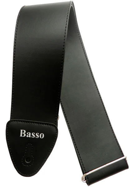 AUVISA PLUS CORREA SINTETICA GUITARRA Y BAJO NEGRA NY07