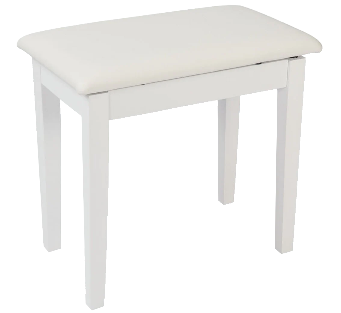 AUVISA PRA007 BANQUETA PIANO BLANCO MATE
