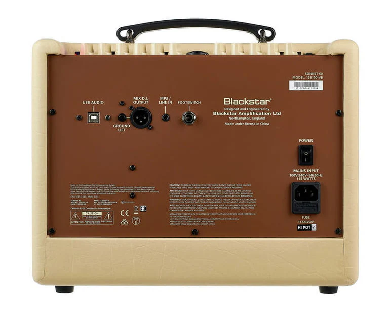 BLACKSTAR SONNET 60 BLONDE AMPLIFICADOR GUITARRA ACUSTICA - Image 7