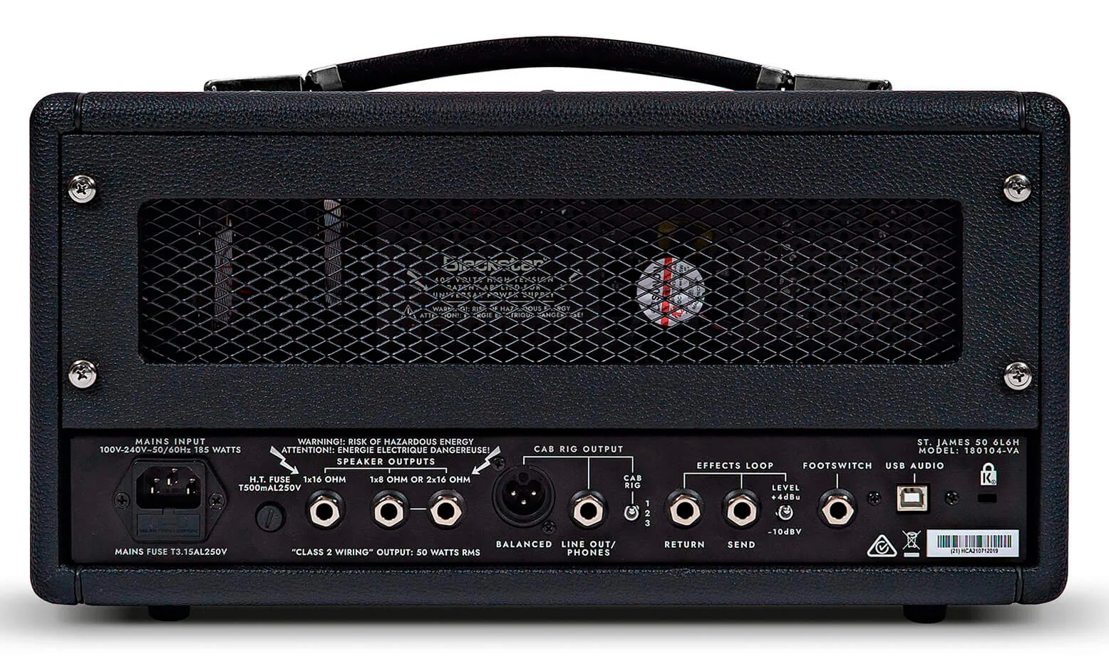 BLACKSTAR ST JAMES 50 6L6H BLACK AMPLIFICADOR CABEZAL GUITARRA - Image 4