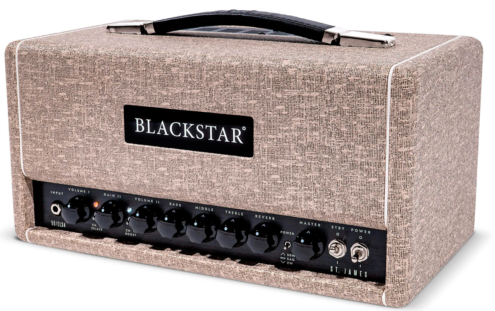 BLACKSTAR ST JAMES 50 EL34H FAWN AMPLIFICADOR CABEZAL GUITARRA - Image 3