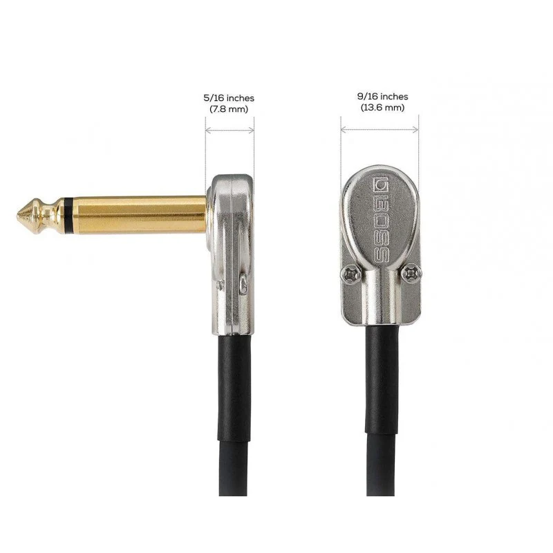 BOSS BPC4 PATCH CABLE PARA PEDALES JACKS ACODADOS 10CM - Image 4