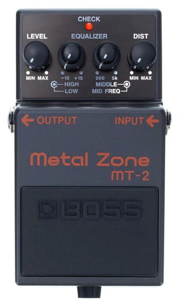 BOSS MT2 METAL ZONE PEDAL DISTORSION