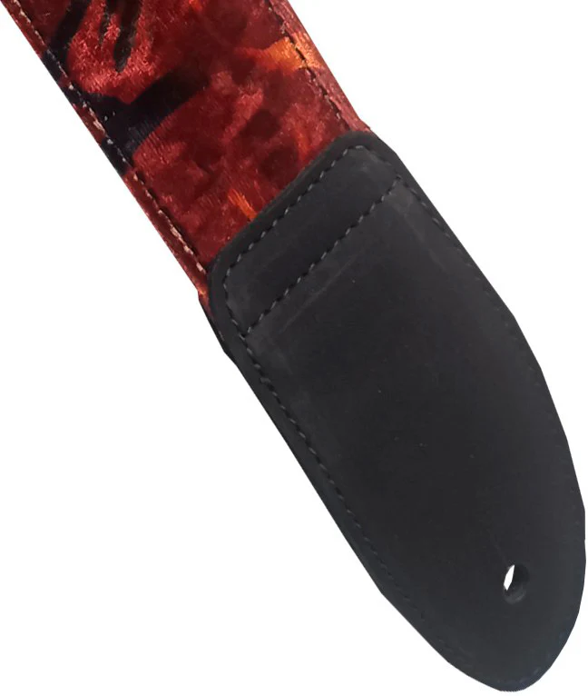 BOURBON STRAPS VELVET SUNBURST TEXTILE CORREA GUITARRA - Image 3