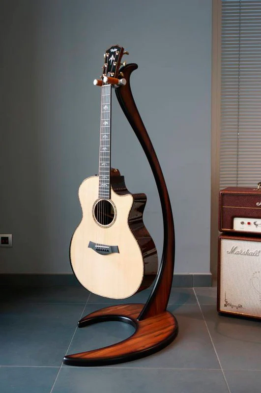 BULLDOG DRAGON ONE SOPORTE GUITARRA DE MADERA BLACK CARRIER TINEO SUNBURST - Image 5