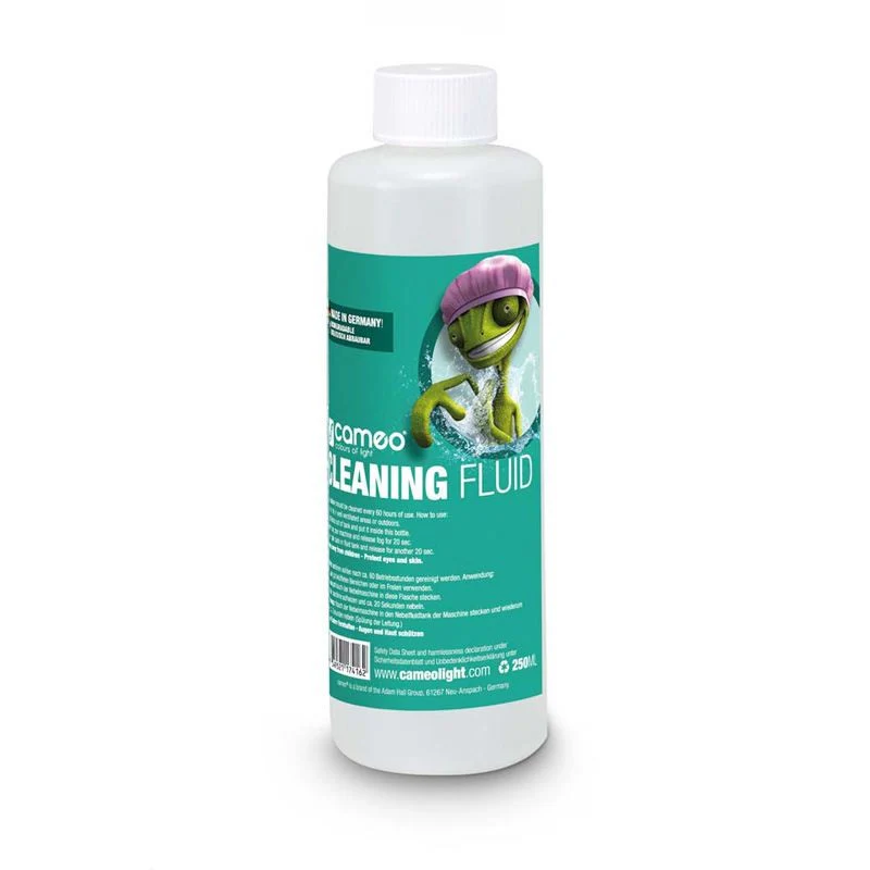 CAMEO CLEANING FLUID 0,25L LIMPIADOR MAQUINAS DE NIEBLA 250 ML