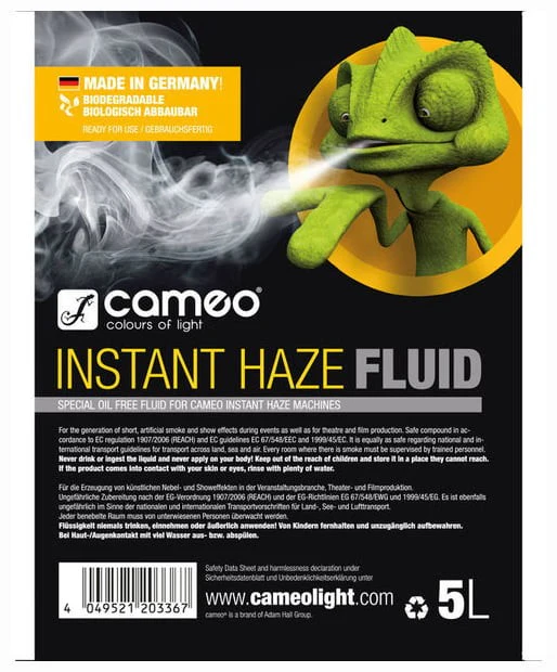 CAMEO CLFIH5L INSTANT HAZE LIQUIDO NIEBLA 5 LITROS - Image 2