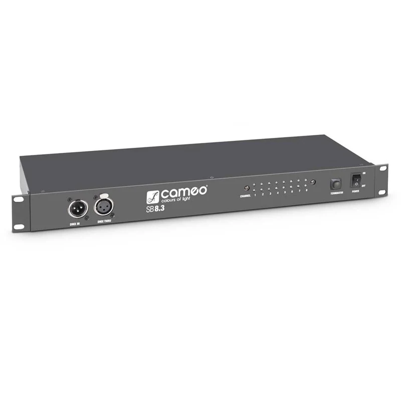 CAMEO CLSB83 DISTRIBUIDOR DMX 8 CANALES 3 PINS
