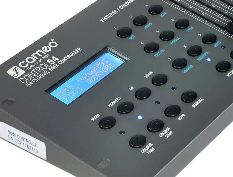 CAMEO CONTROL 54 CONTROLADOR DMX 54 CANALES - Image 6