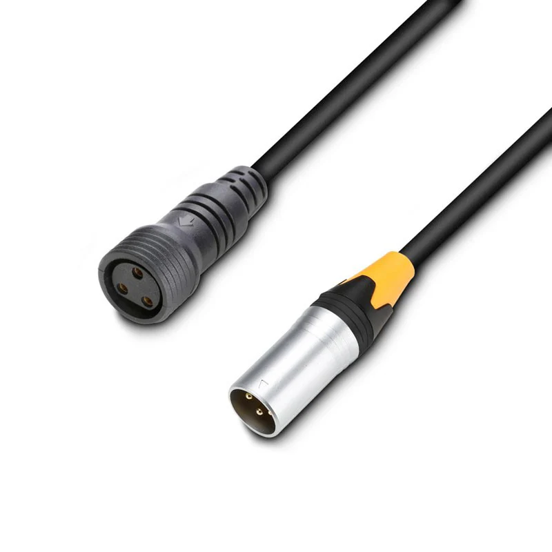 CAMEO DMX3 AD IN IP65 CABLE ADAPTADOR XLR MACHO A IP65 HEMBRA DE 1 METRO - Image 4