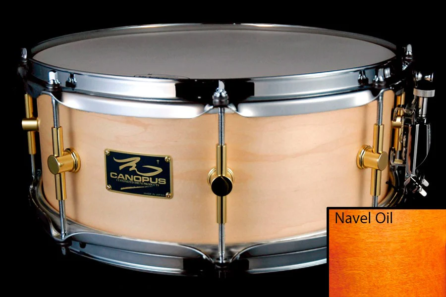 CANOPUS MO-1455 10 PLY MAPLE CAJA BATERIA ACUSTICA 14X5.5 NAVEL OIL