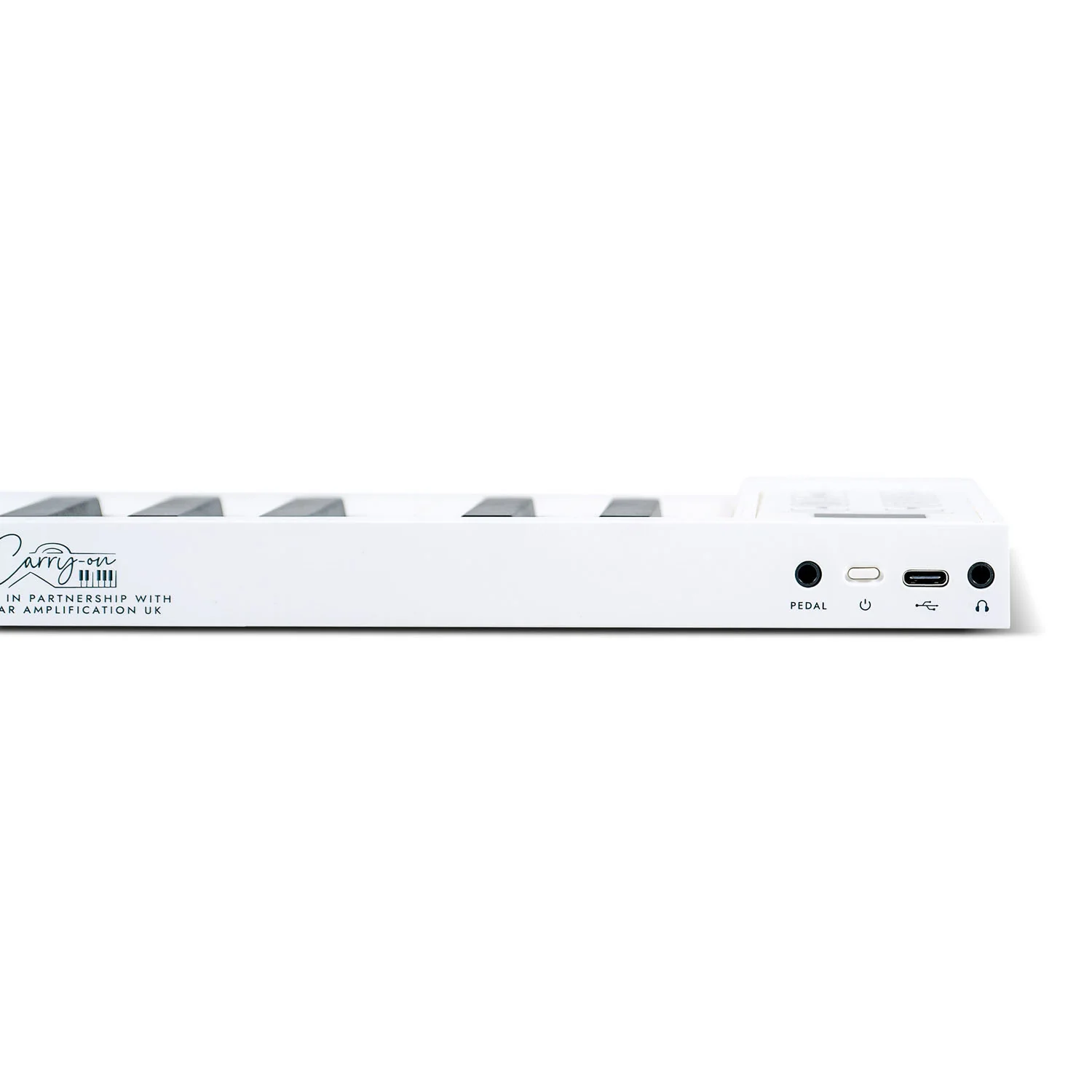 CARRY ON PIANO 49 TOUCH WHITE TECLADO PLEGABLE 49 TECLAS BLANCO - Image 4