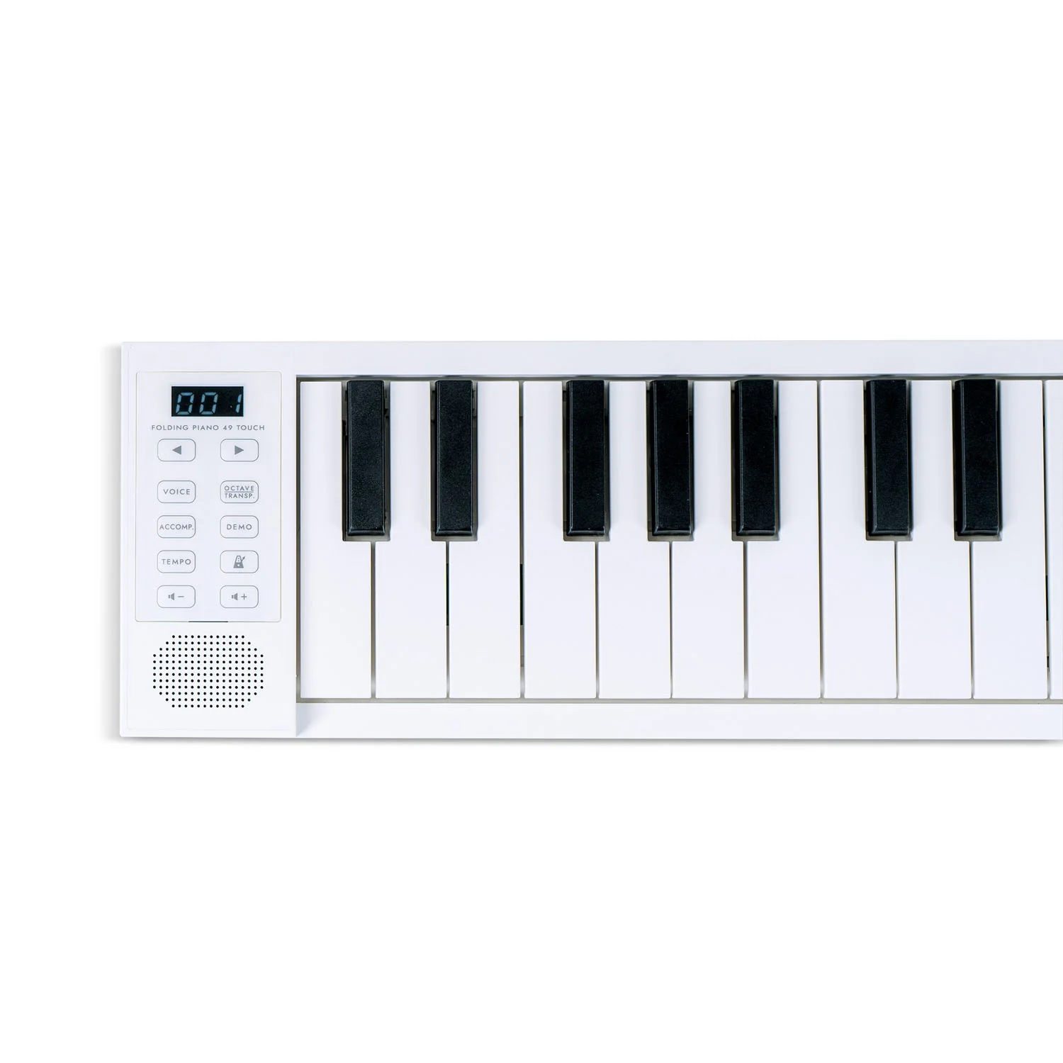 CARRY ON PIANO 49 TOUCH WHITE TECLADO PLEGABLE 49 TECLAS BLANCO - Image 5