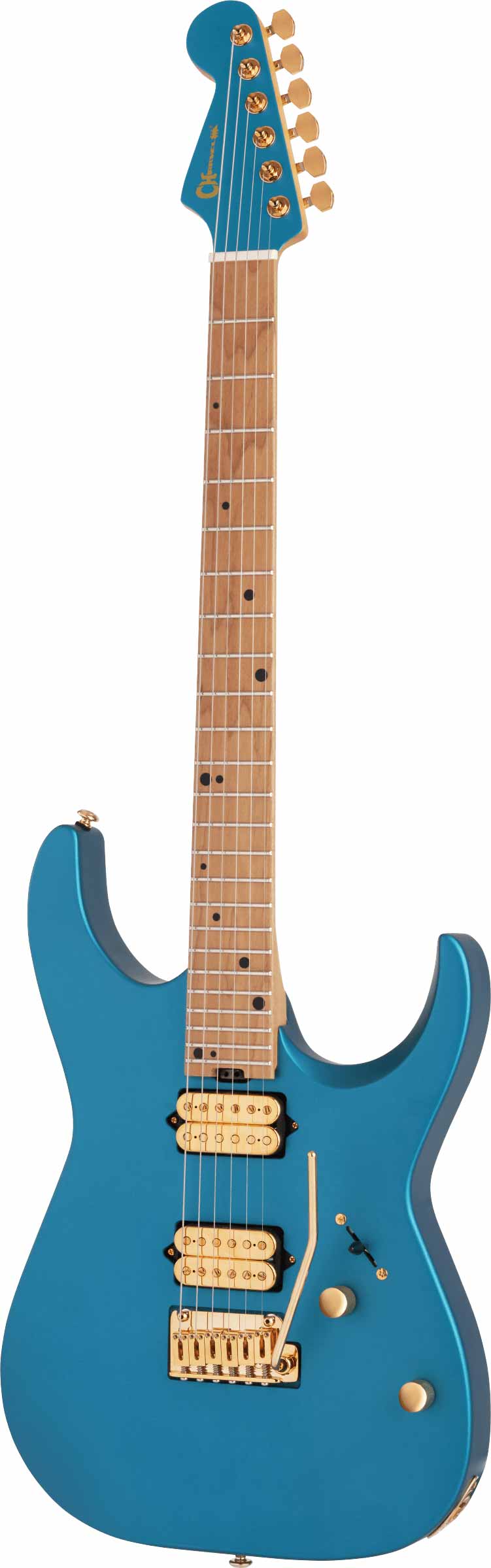 CHARVEL ANGEL VIVALDI SIGNATURE PRO-MOD DK24-6 NOVA CMN GUITARRA ELECTRICA LUCERNE AQUA FIREMIST - Image 3